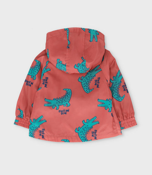 Chaqueta bebé niño con cocodrilos 3 meses / Rojo