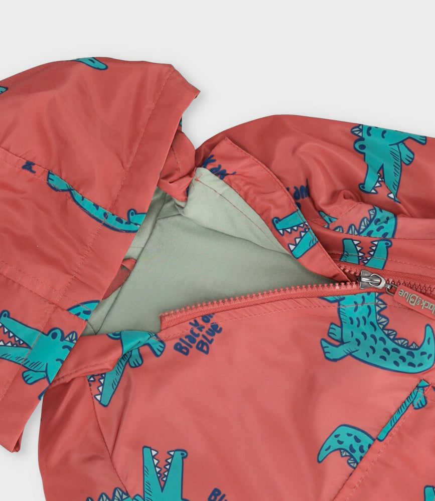 Chaqueta bebé niño con cocodrilos 3 meses / Rojo