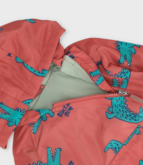 Chaqueta bebé niño con cocodrilos 3 meses / Rojo