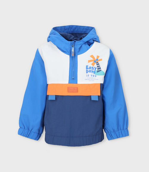 Chaqueta bebé niño cortaviento 3 meses / Azul