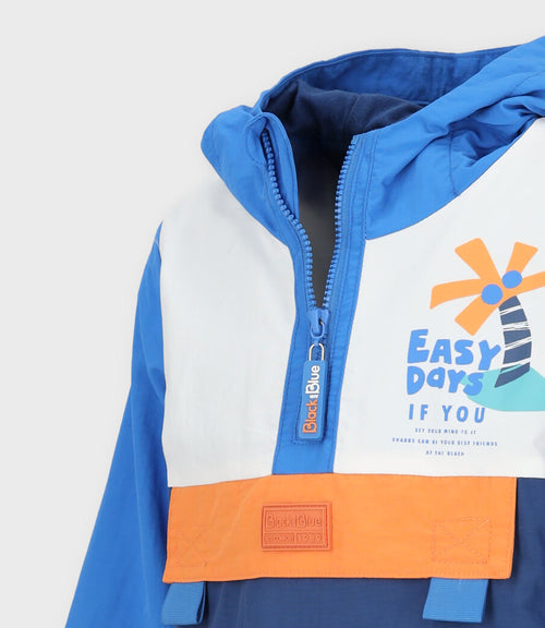 Chaqueta bebé niño cortaviento 3 meses / Azul