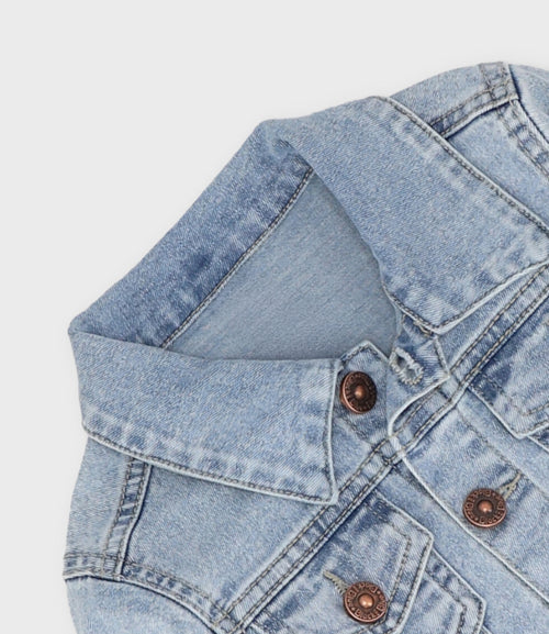 Chaqueta bebé niño denim 3 meses / Azul