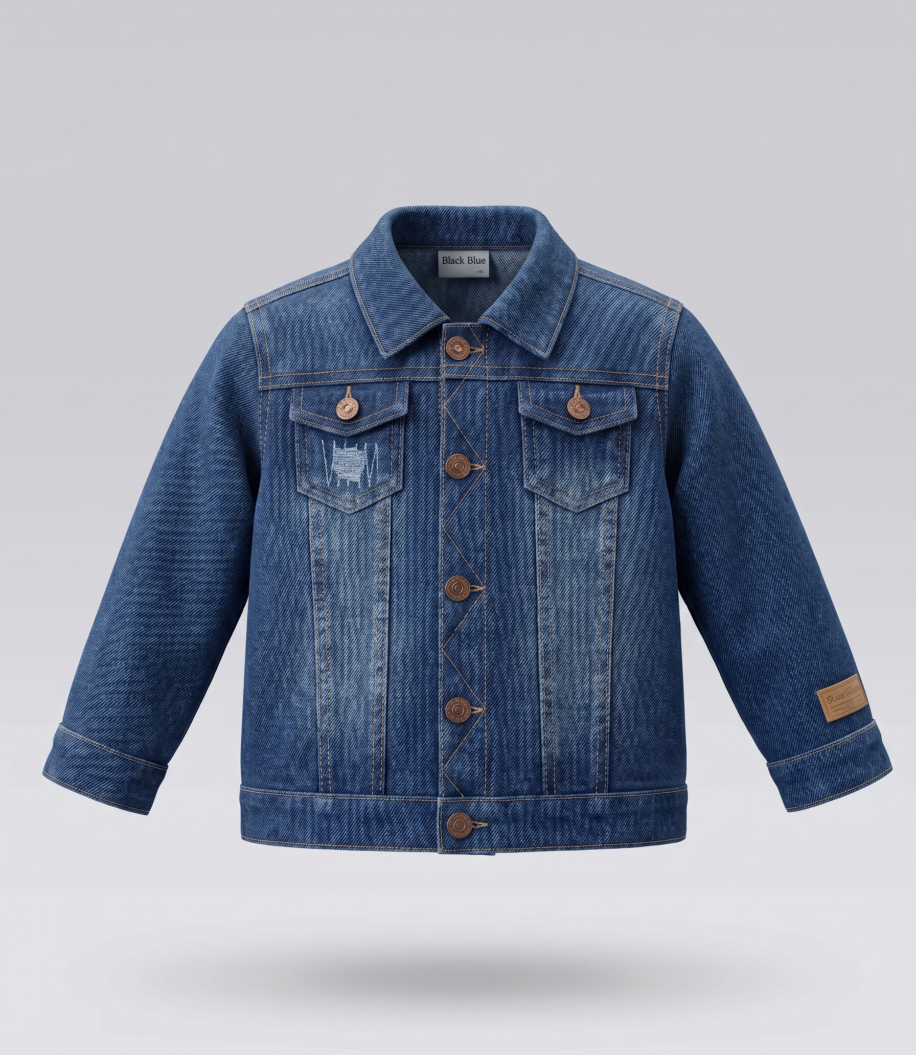 Chaqueta bebé de denim 3 meses / Azul Marino