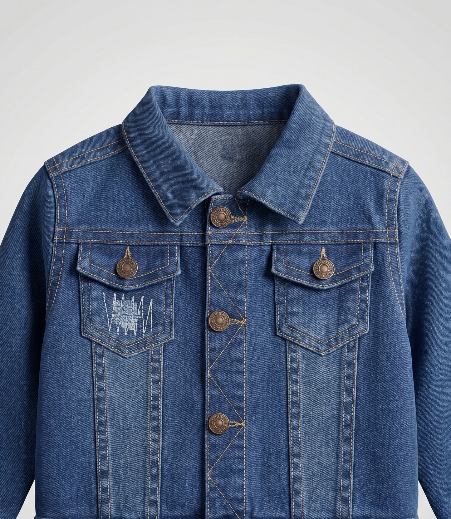 Chaqueta bebé de denim 3 meses / Azul Marino