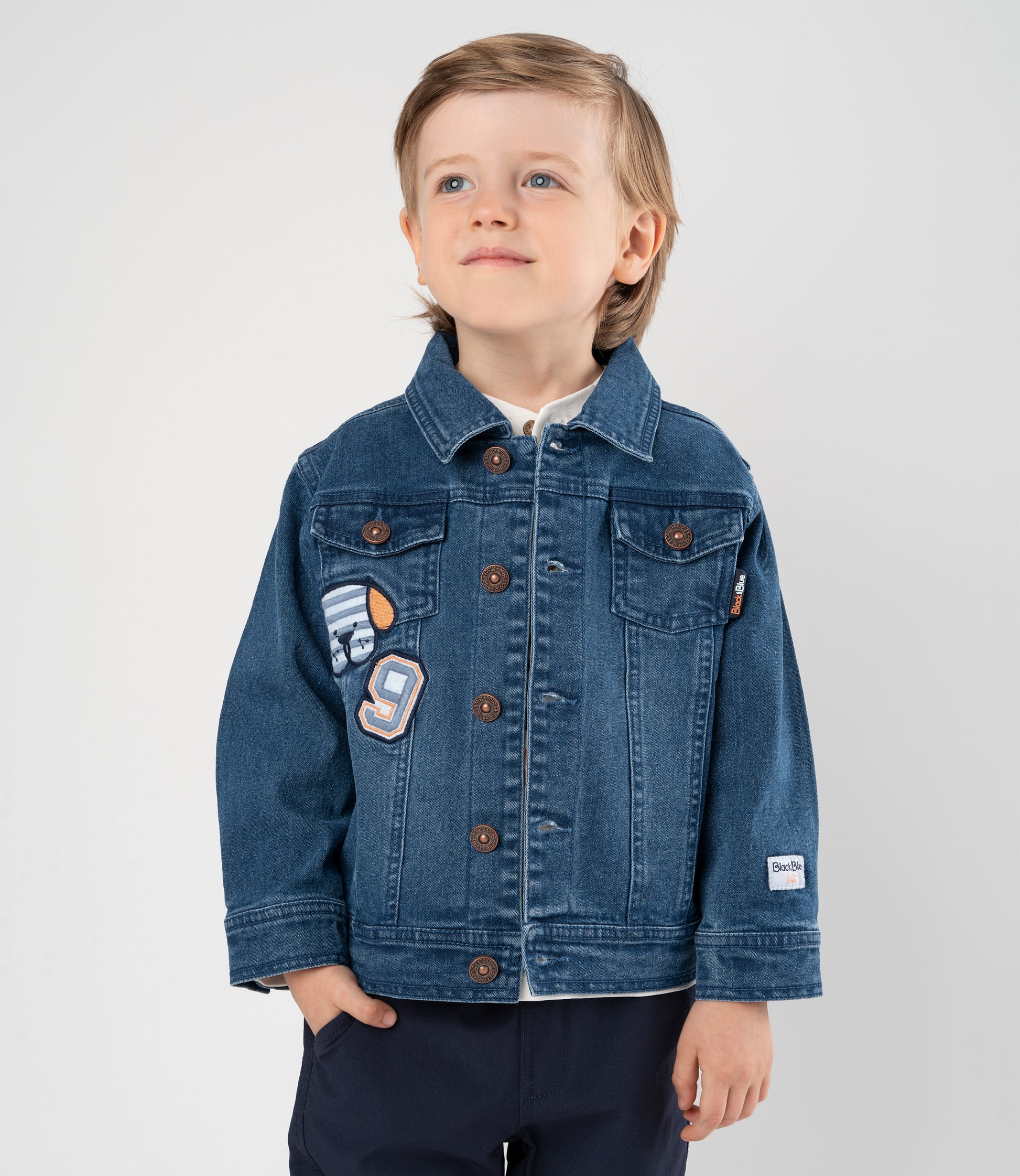 Chaqueta bebé básica 3 meses / Azul Marino