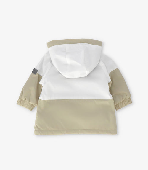 Chaqueta bebé niño resistente al agua 3 meses / Crudo