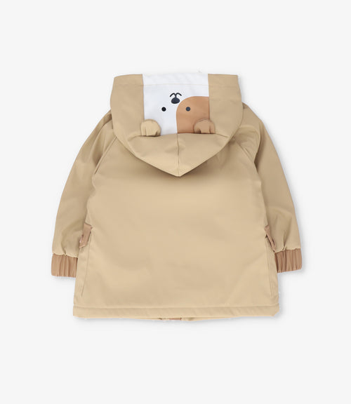 Chaqueta bebé niño engomada 3 meses / Beige