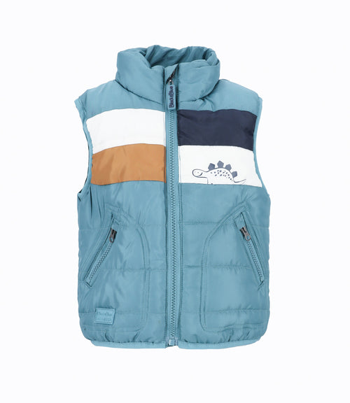 Parka bebé niño sin mangas 3 meses / Petróleo