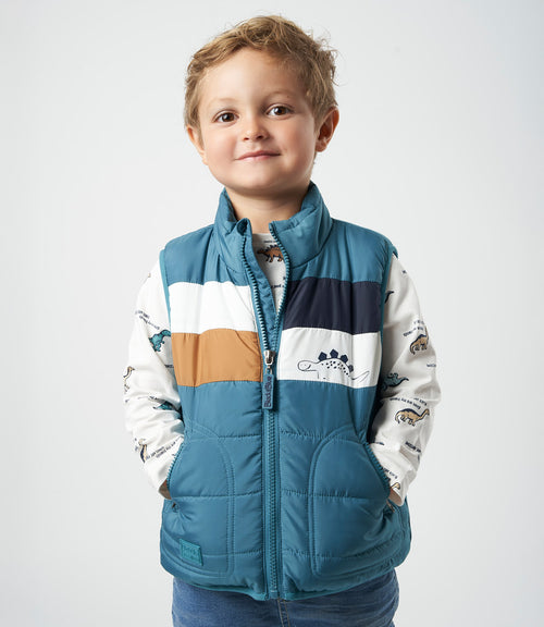 Parka bebé niño sin mangas