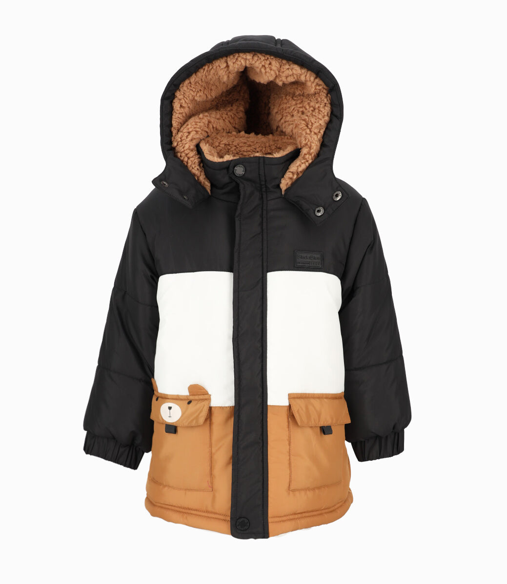 Parka bebé niño impermeable 3 meses / Negro