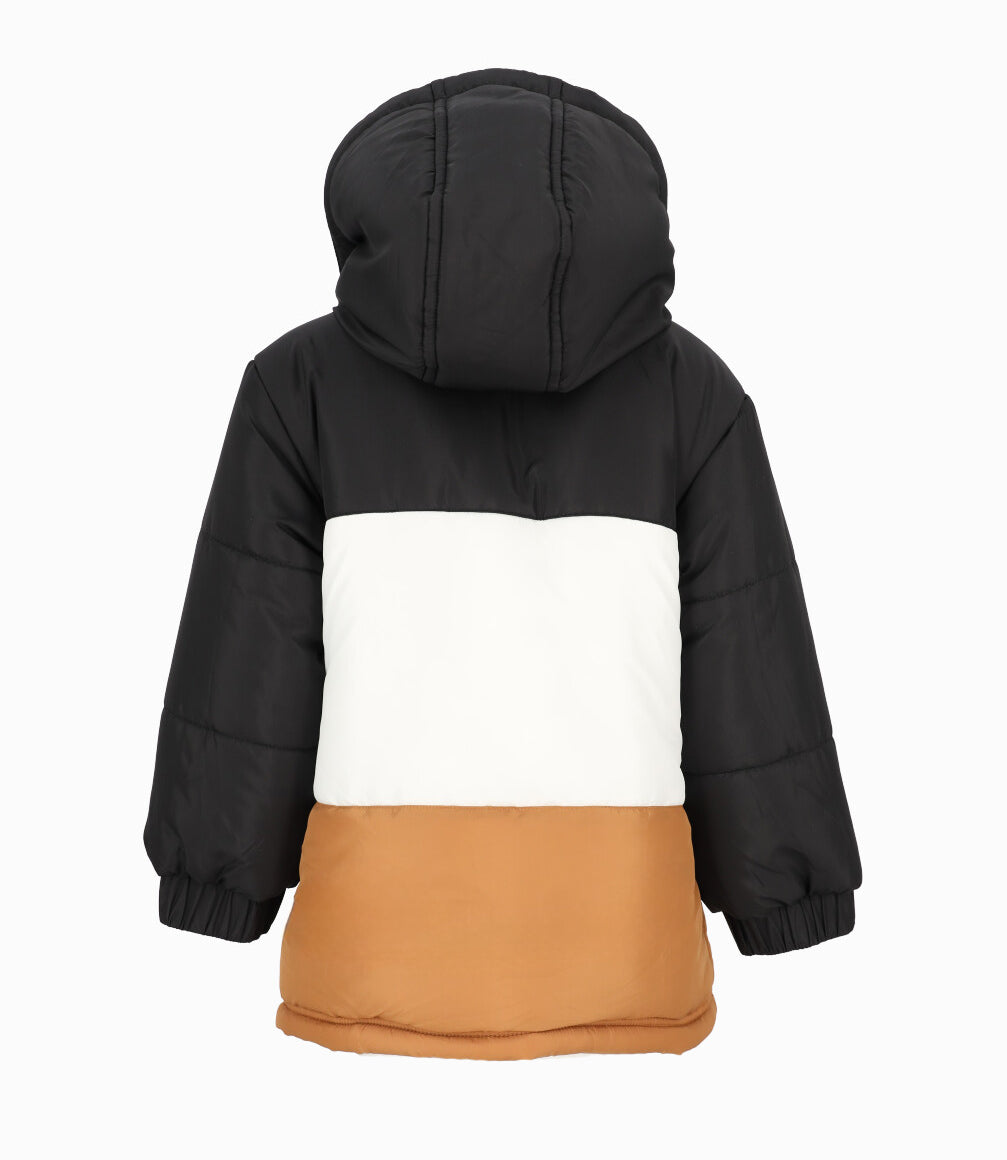 Parka bebé niño impermeable 3 meses / Negro