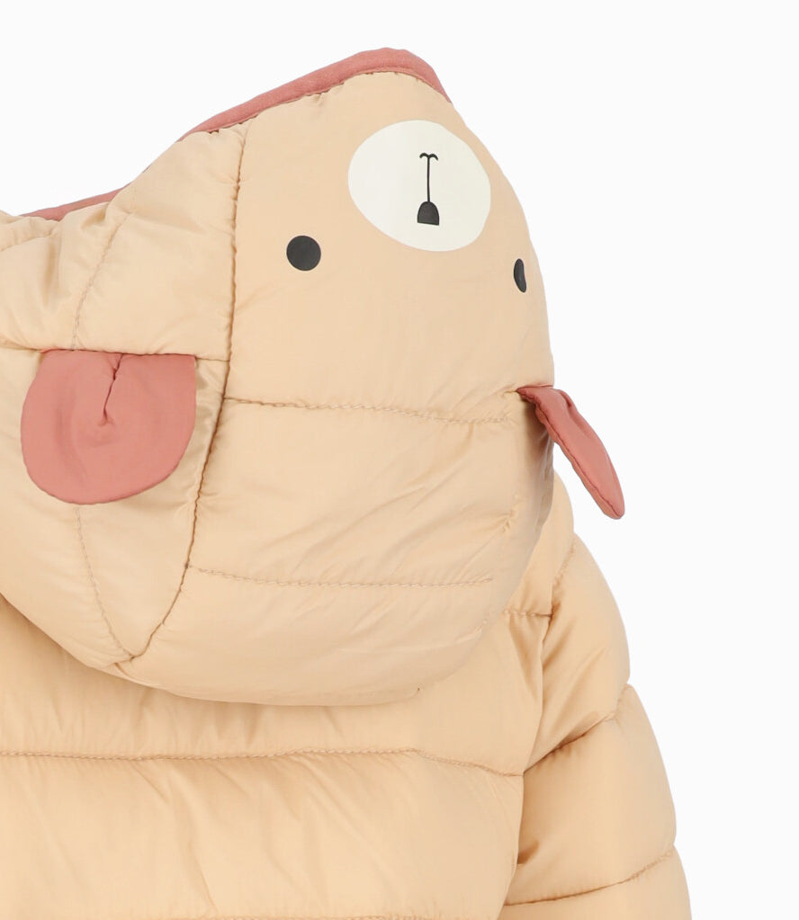 Parka bebé niño acolchada 3 meses / Beige