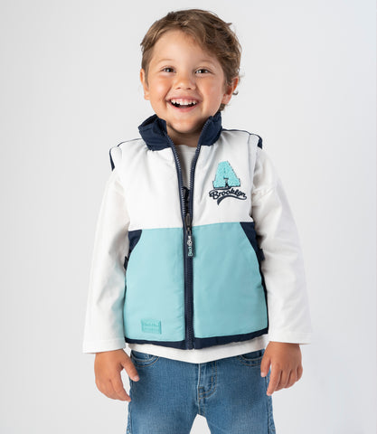 Parka bebé niño reversible