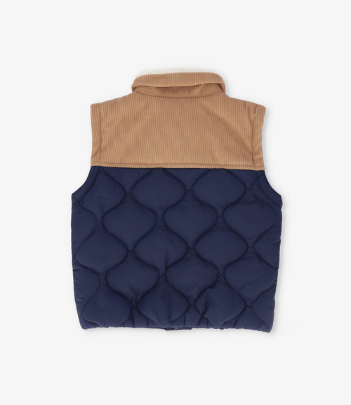 Parka bebé niño sin mangas 3 meses / Azul Marino