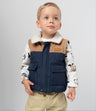 Parka bebé niño sin mangas