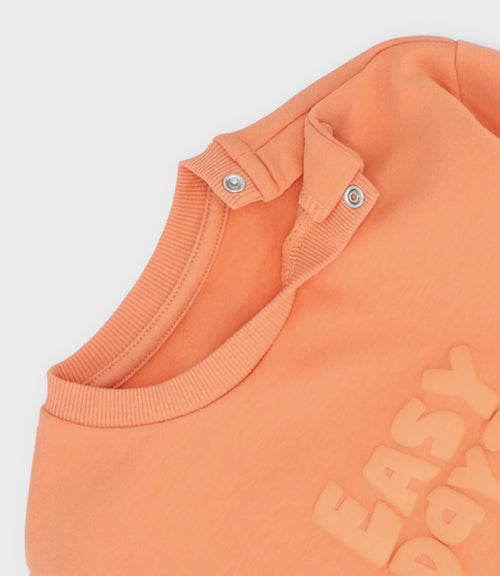 Polerón bebé niño easy days 3 meses / Naranjo