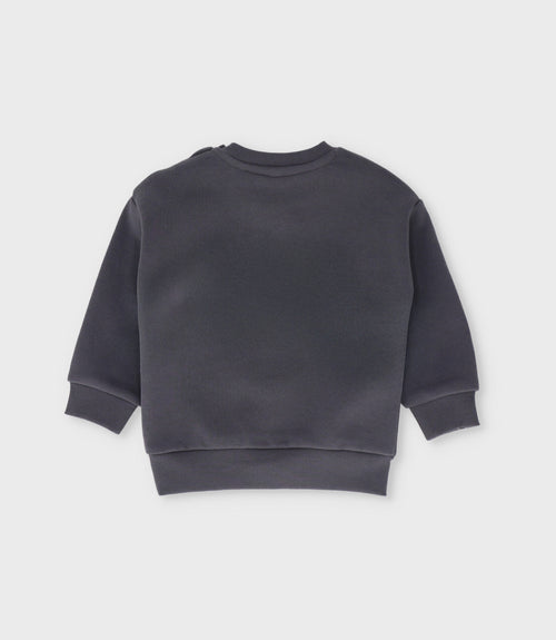 Polerón bebé niño básico 3 meses / Gris
