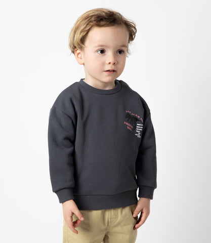 Polerón bebé niño básico