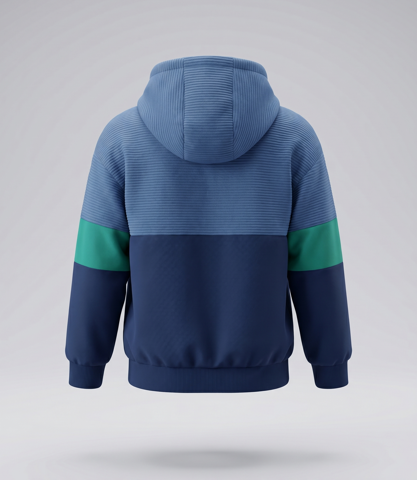 Polerón bebé con gorro 3 meses / Azul