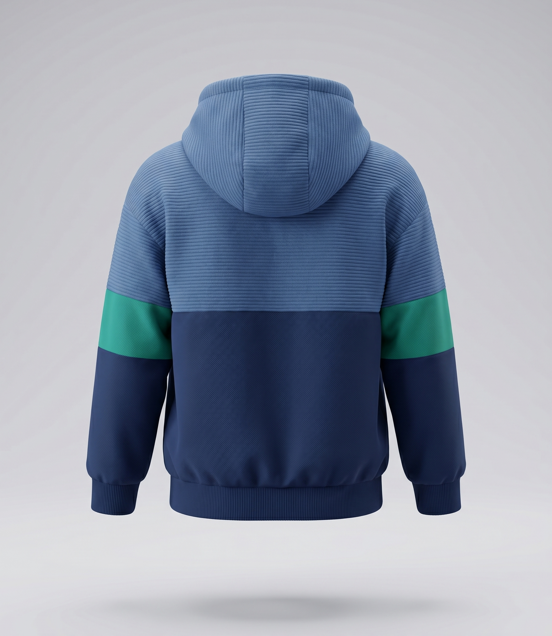 Polerón bebé con gorro 3 meses / Azul