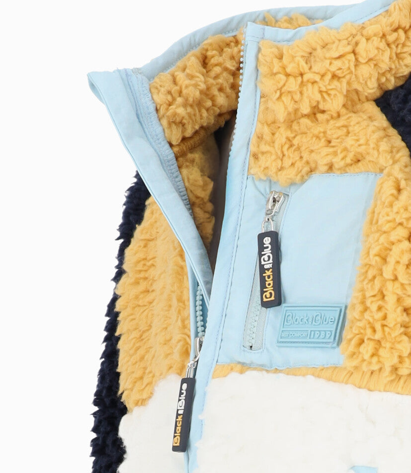 Polerón bebé niño sherpa 3 meses / Mostaza