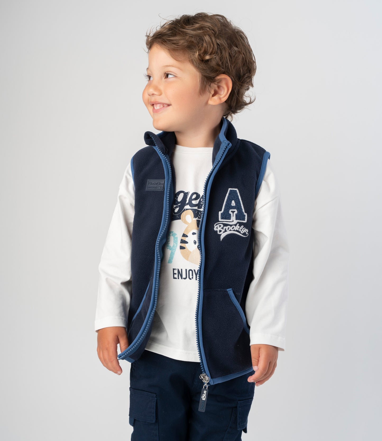 Polerón bebé niño sin mangas