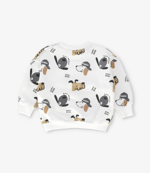 Polerón bebé niño good vibes 3 meses / Crudo