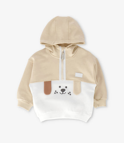 Polerón bebé niño medio cierre