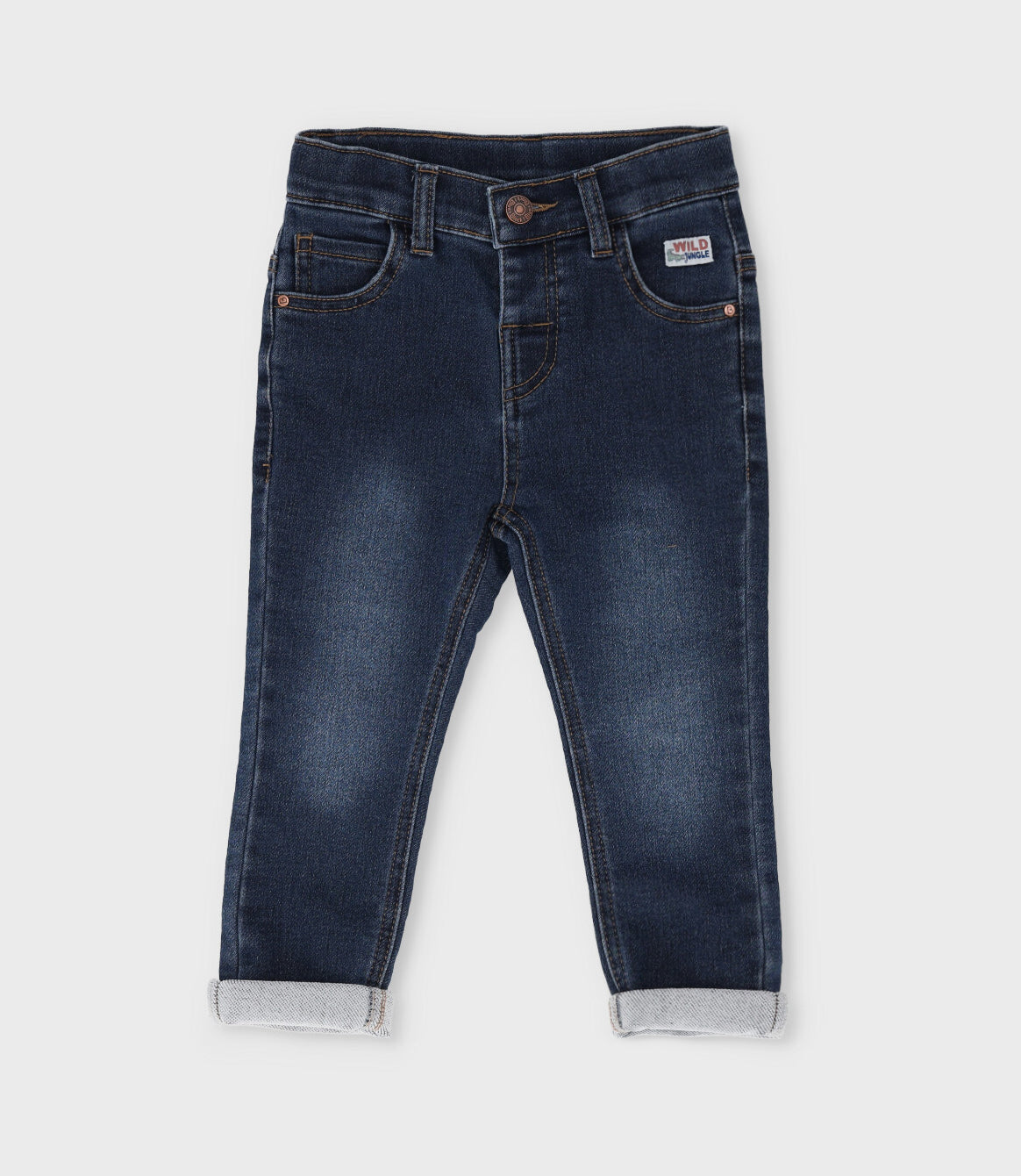 Jeans bebé niño recto 3 meses / Azul Marino