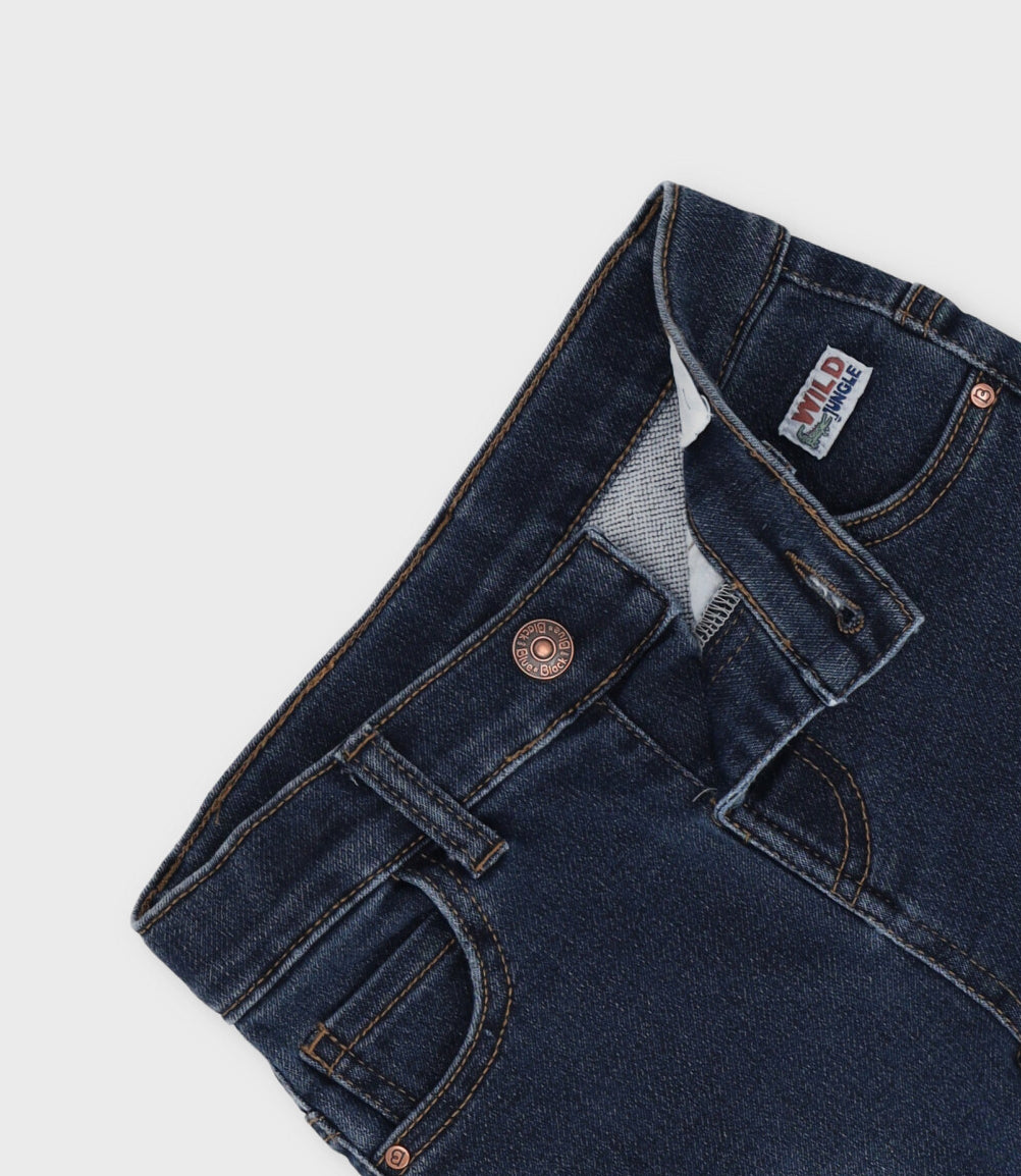 Jeans bebé niño recto 3 meses / Azul Marino