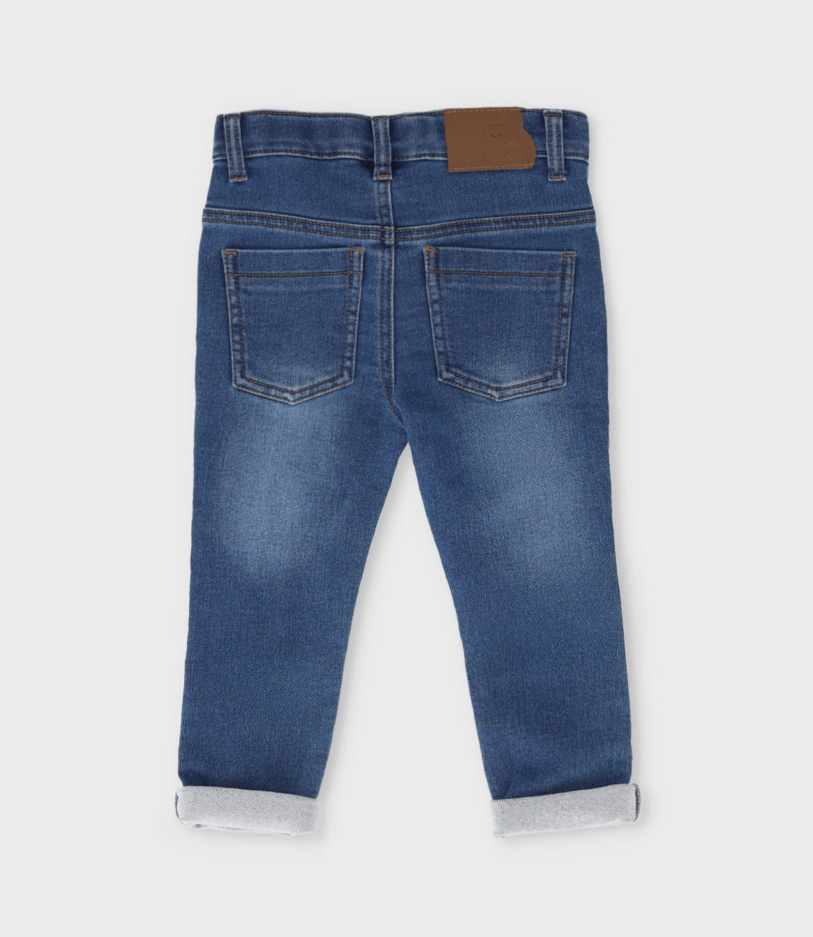 Jeans bebé niño recto 3 meses / Celeste