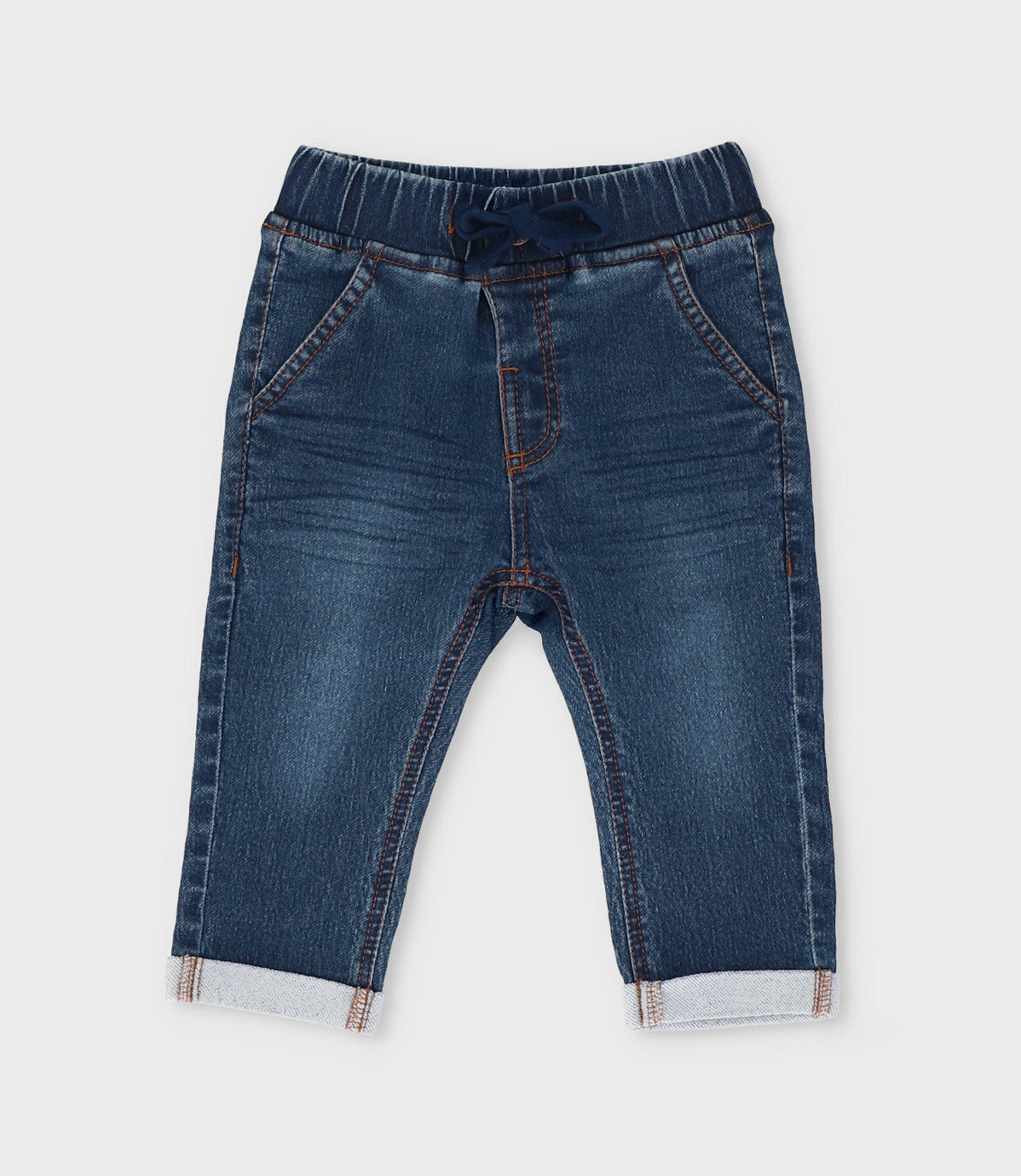Jeans bebé niño baggy 3 meses / Azul Marino
