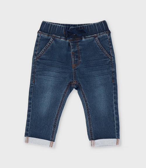 Jeans bebé niño baggy 3 meses / Azul Marino