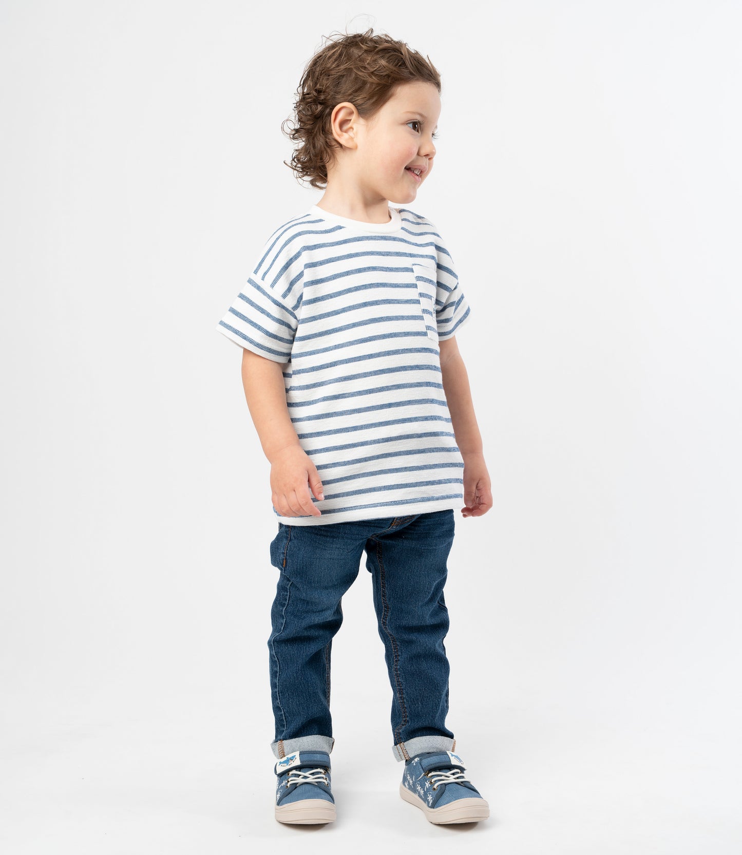 Jeans bebé niño baggy 3 meses / Azul Marino