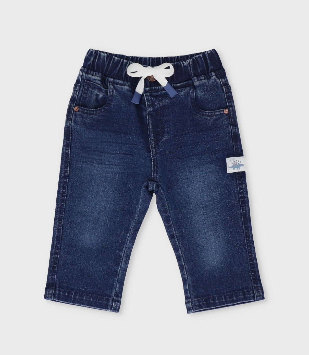 Jeans bebé niño recto 3 meses / Azul Marino