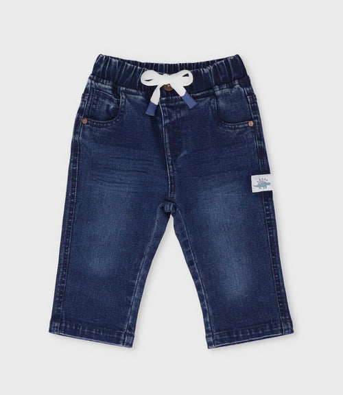 Jeans bebé niño recto 3 meses / Azul Marino