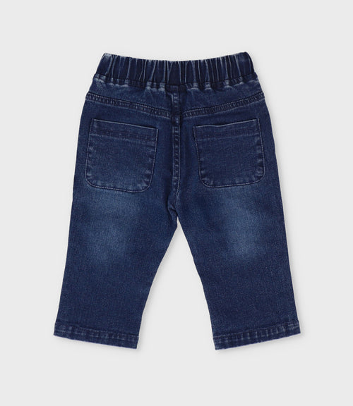 Jeans bebé niño recto 3 meses / Azul Marino