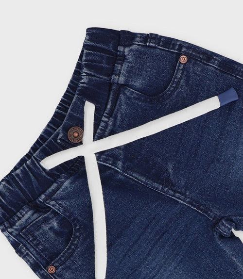 Jeans bebé niño recto 3 meses / Azul Marino