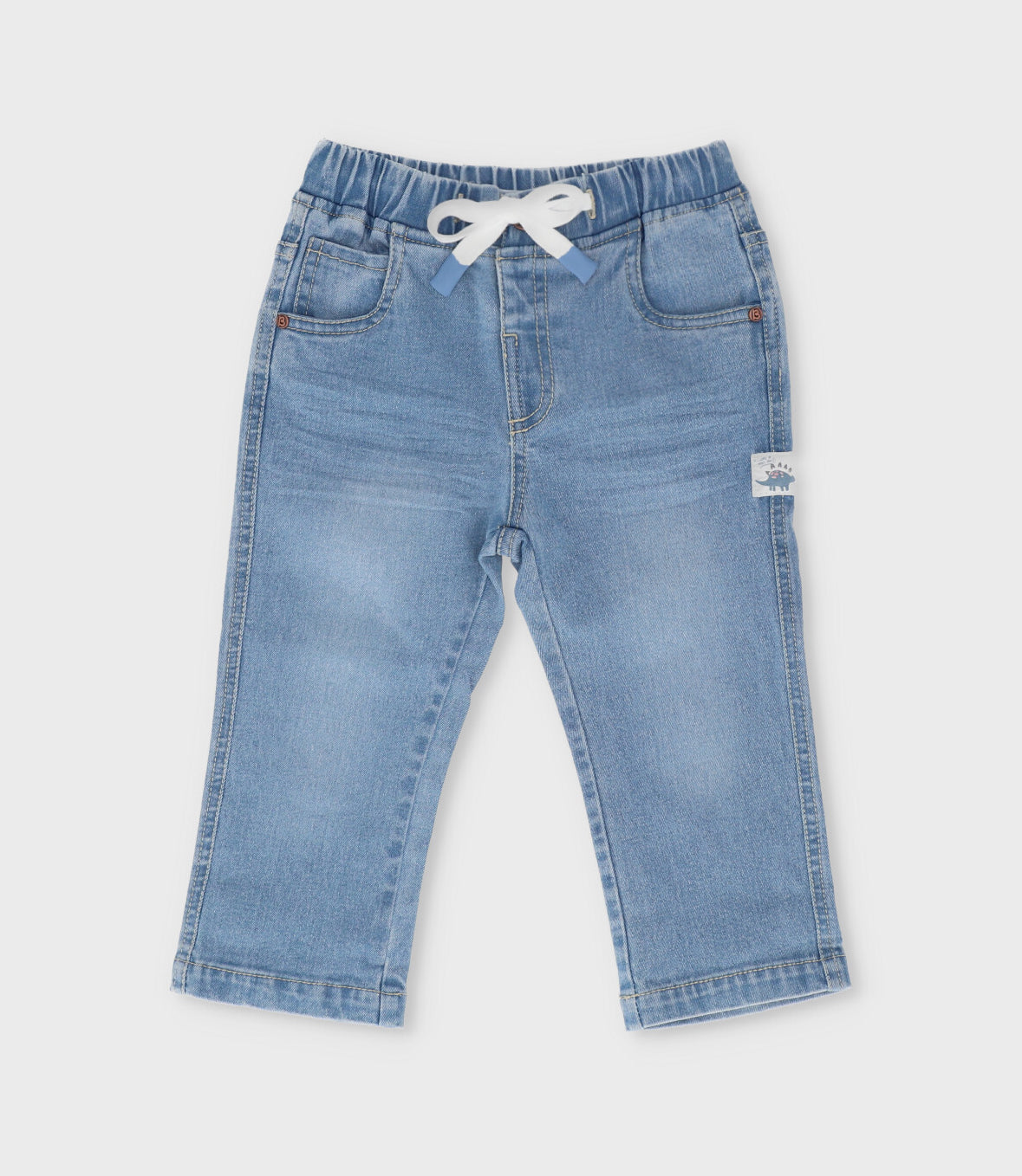 Jeans bebé niño recto 3 meses / Celeste