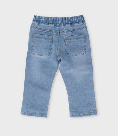 Jeans bebé niño recto 3 meses / Celeste