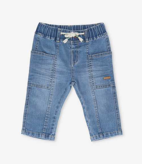 Jeans bebé niño rectos 3 meses / Celeste