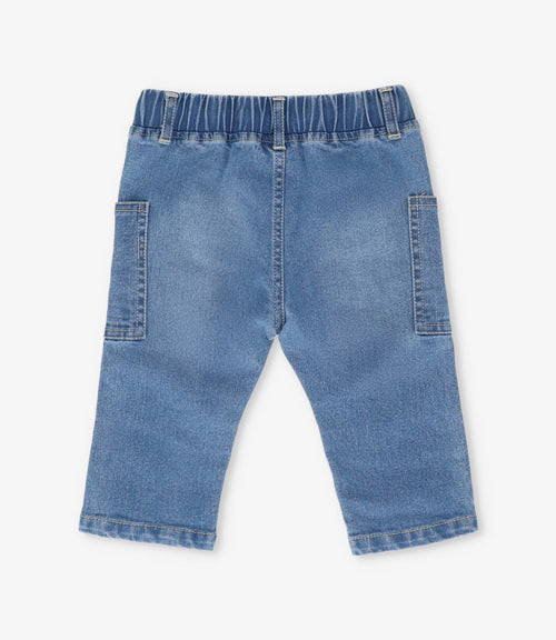 Jeans bebé niño rectos 3 meses / Celeste
