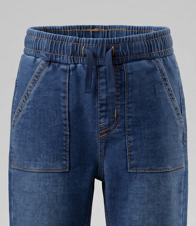 Jeans bebé baggy 3 meses / Azul