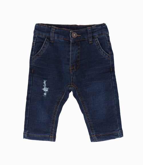 Jeans bebé niño básico 3 meses / Azul Marino