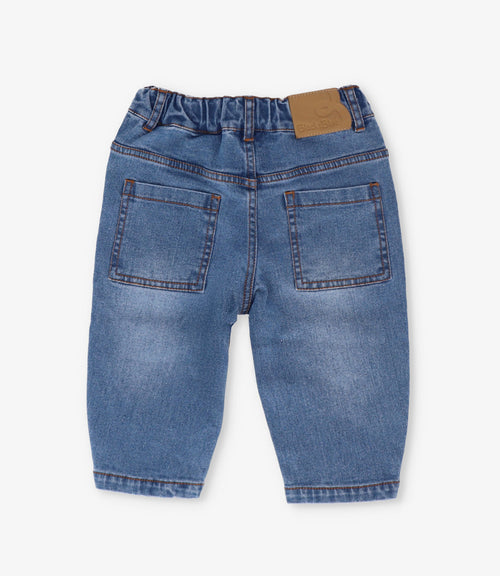Jeans bebé niño rectos 3 meses / Celeste
