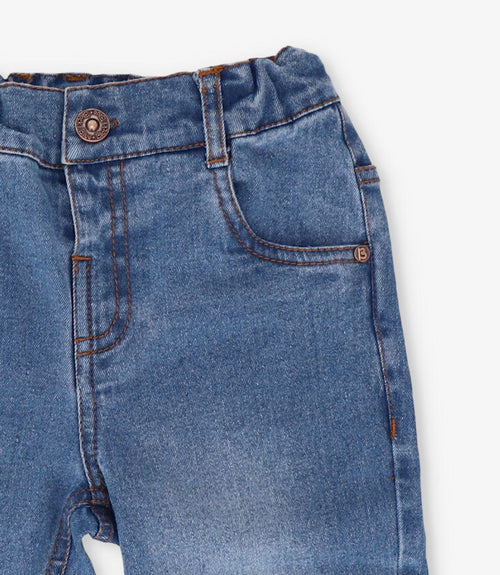 Jeans bebé niño rectos 3 meses / Celeste