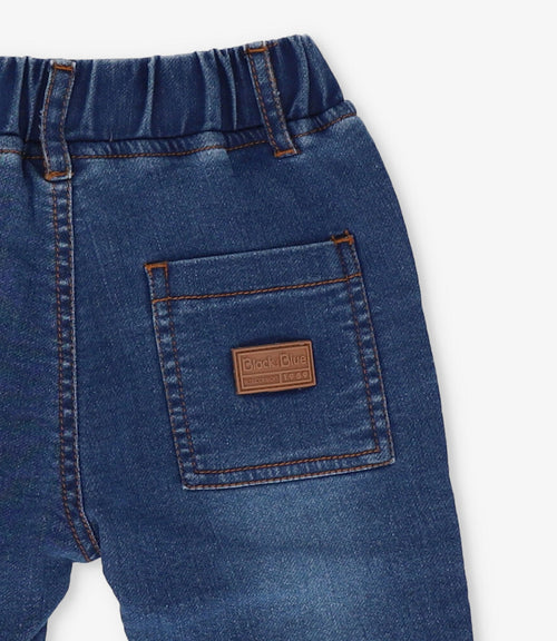 Jeans bebé niño rectos 3 meses / Azul Marino