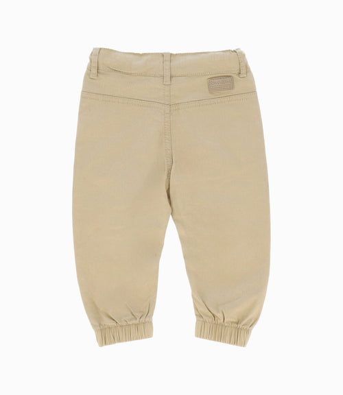 Pantalón bebé jogger 3 meses / Beige