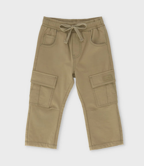 Pantalón bebé niño cargo 3 meses / Beige