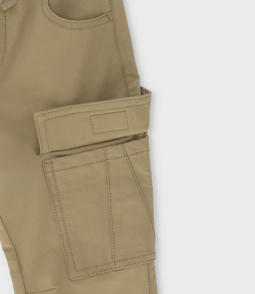 Pantalón bebé niño cargo 3 meses / Beige